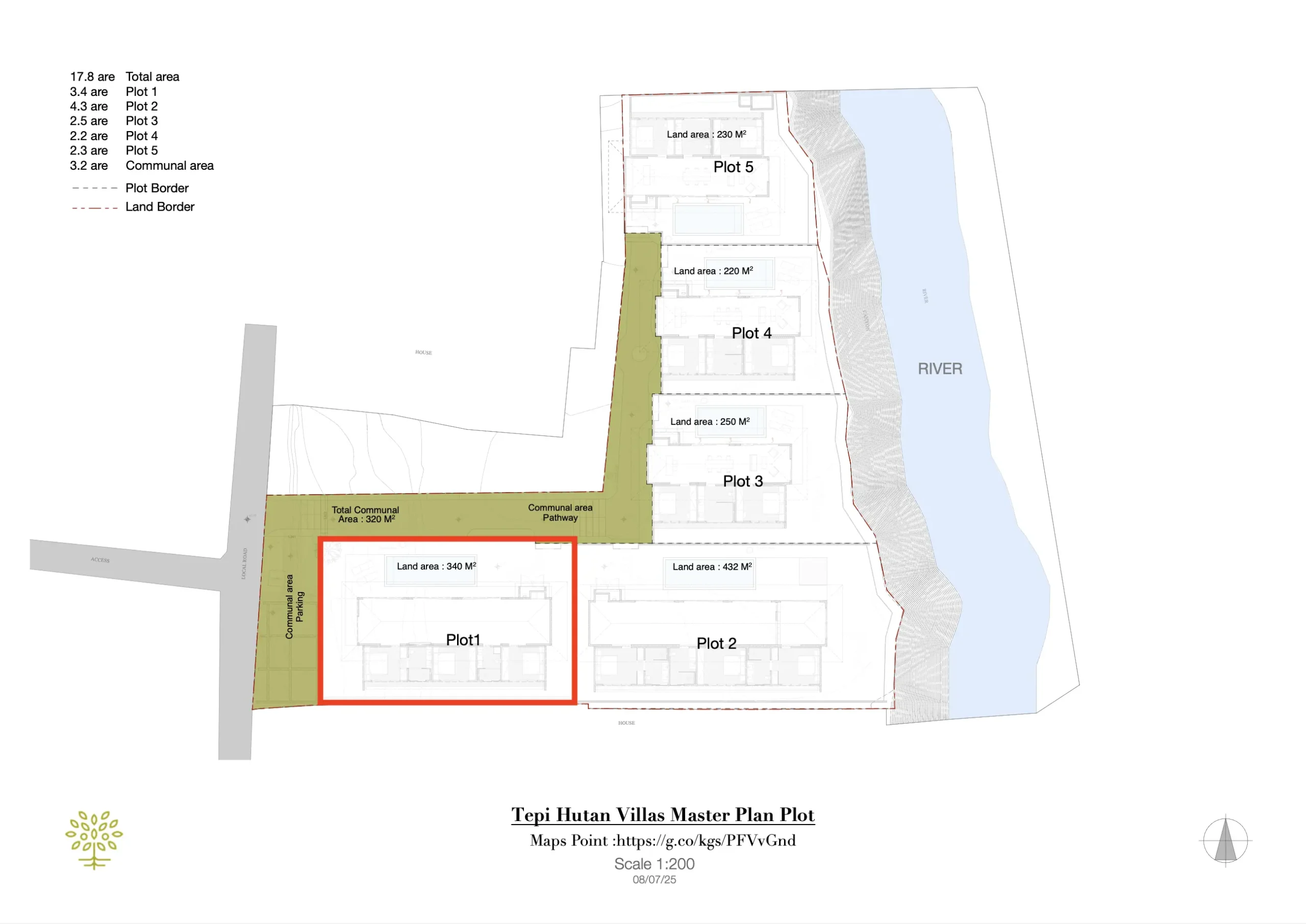 VILLA 01 KEY PLAN